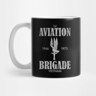 1st Aviation Brigade Vietnam (distressed) Mug